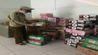 Lào Cai: Thu giữ gần 400 sản phẩm thực phẩm đóng gói sẵn nhập lậu
