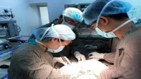 Phẫu thuật thành công khối chửa ngoài tử cung ở đại tràng ngang